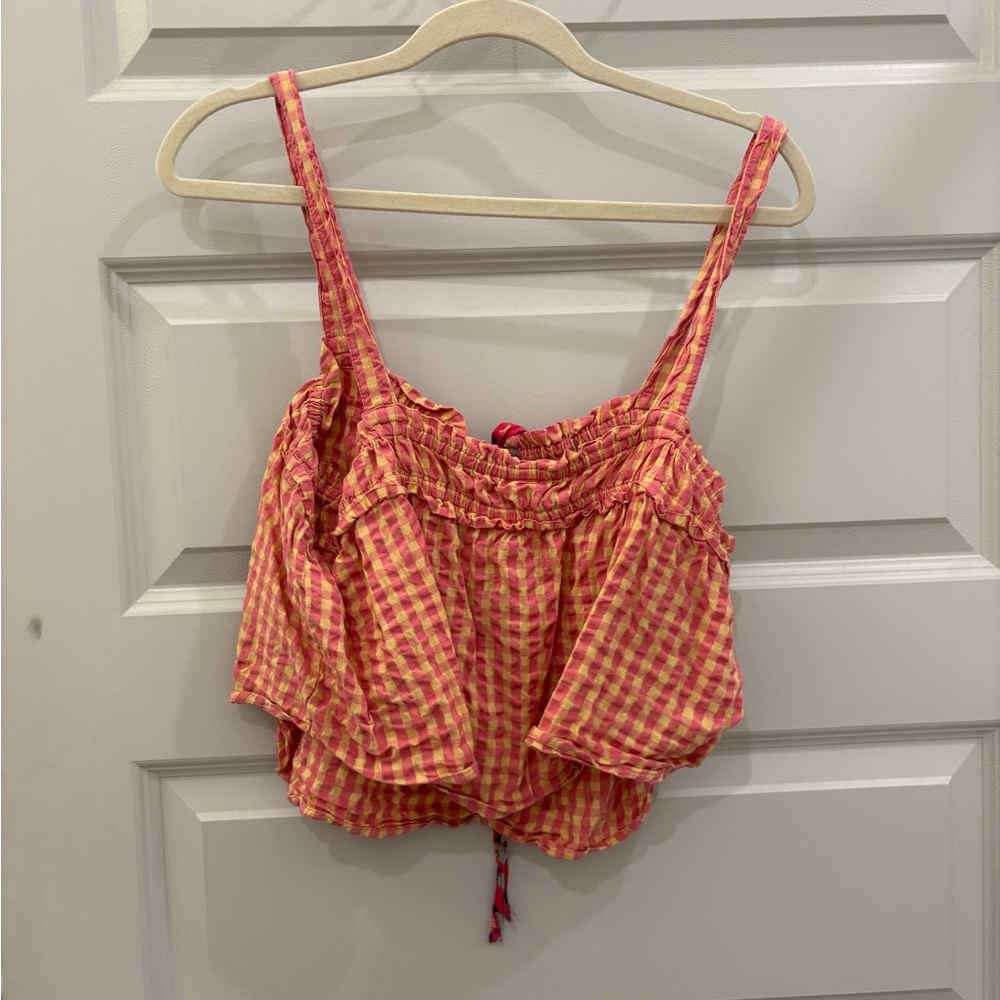 Pink Checkered Top - Picture 3 of 3